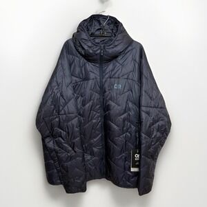 OR Outdoor Research VerticalX Superstrand Quilted Hoodie Navy 2X Women's Jacket